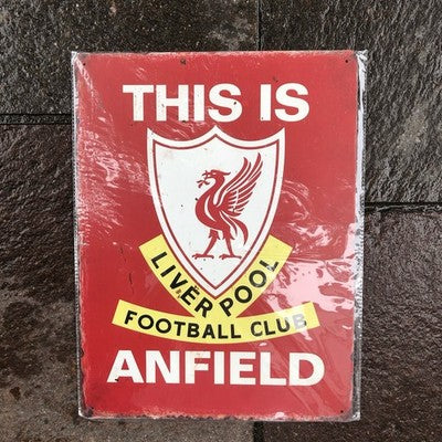 This Is Anfield Steel Sign