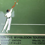 Wimbledon Enamel Sign