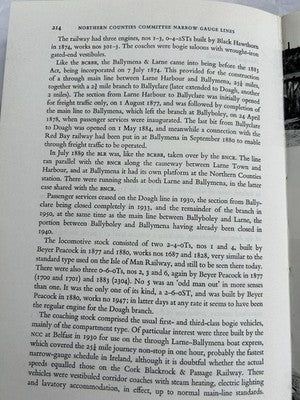 Outline Of Irish Railway History By H C Casserley