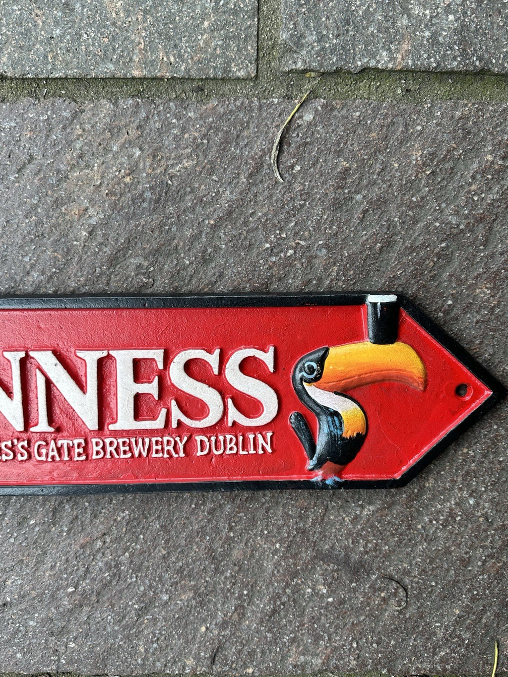 Guinness Cast Iron Sign 