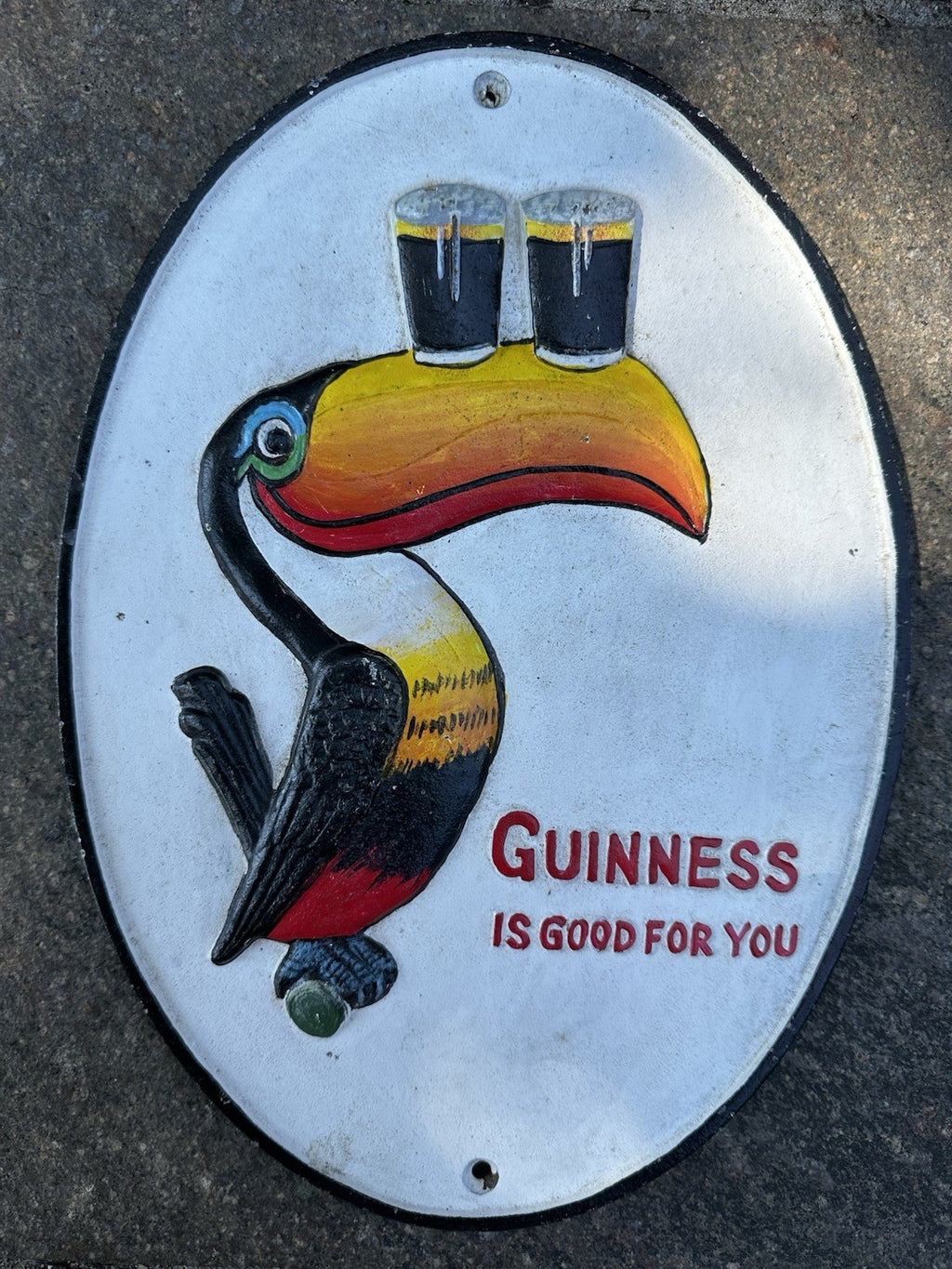 Guinness Is Good For You Oval Cast Iron Sign