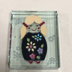 Spaceform Lovely Lady Glass Block Boxed Overseas Post Available