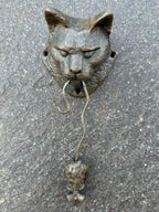 Cat And Mouse Cast Iron Door Knocker 