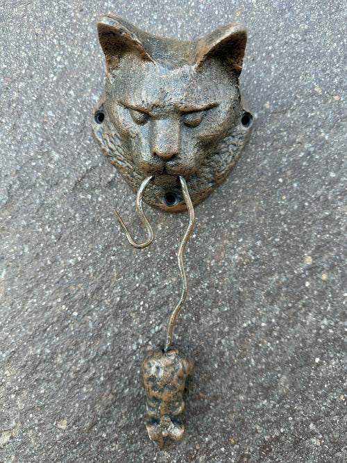 Cat And Mouse Cast Iron Door Knocker 