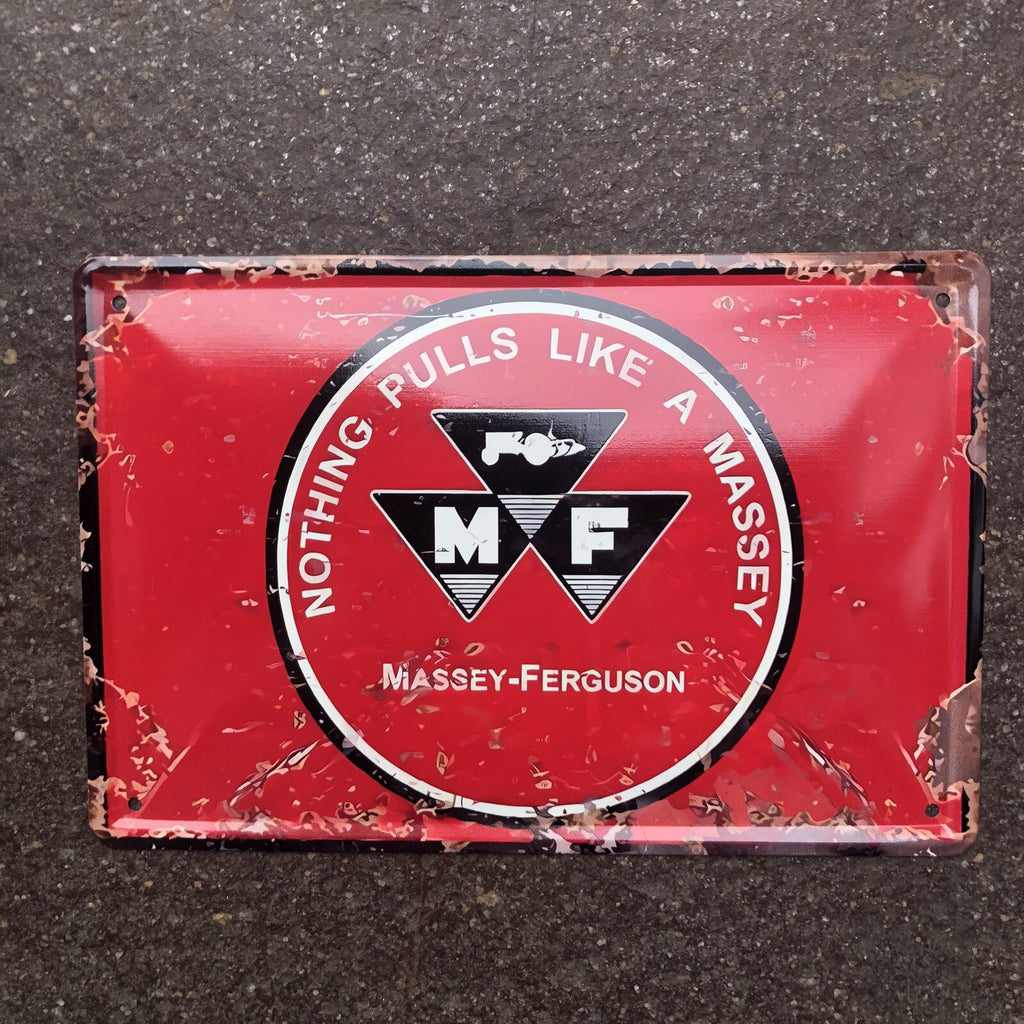 Nothing Pulls Like A Massey Ferguson Metal Sign New Design
