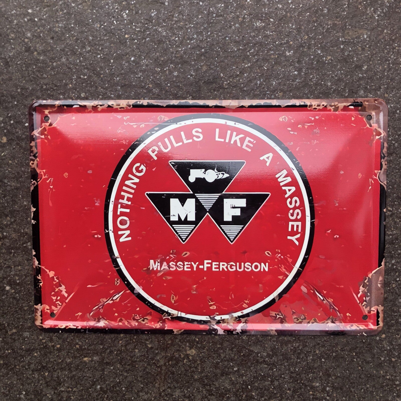 Nothing Pulls Like A Massey Ferguson Metal Sign New Design