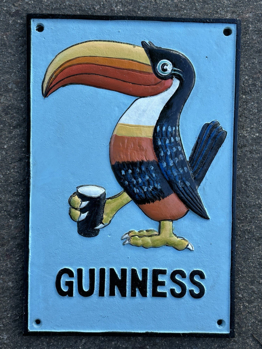 Guinness Cast Iron Sign 