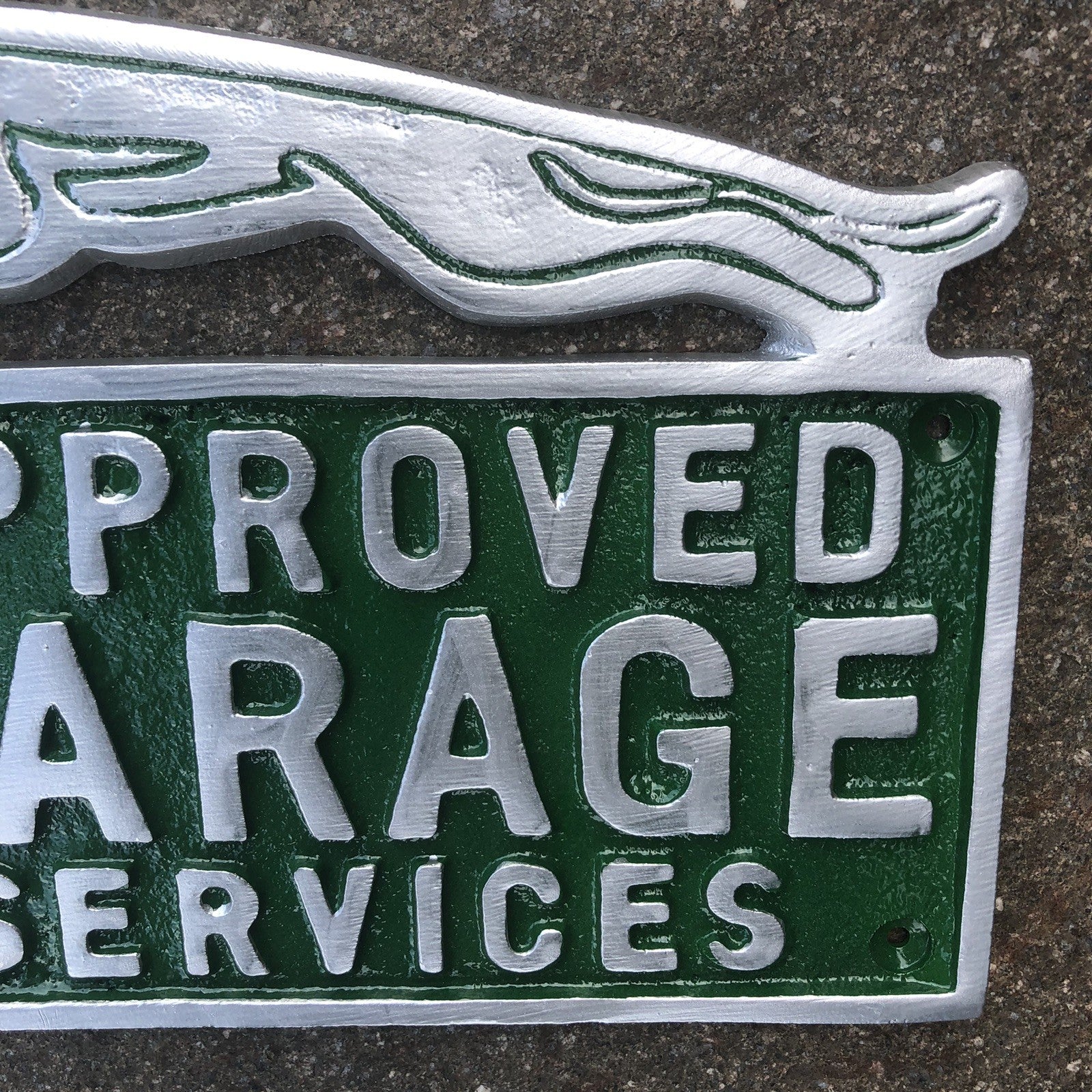Jaguar Approved Garage Services Aluminium Sign
