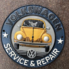 Volkswagen Service & Repair Cast Iron Sign
