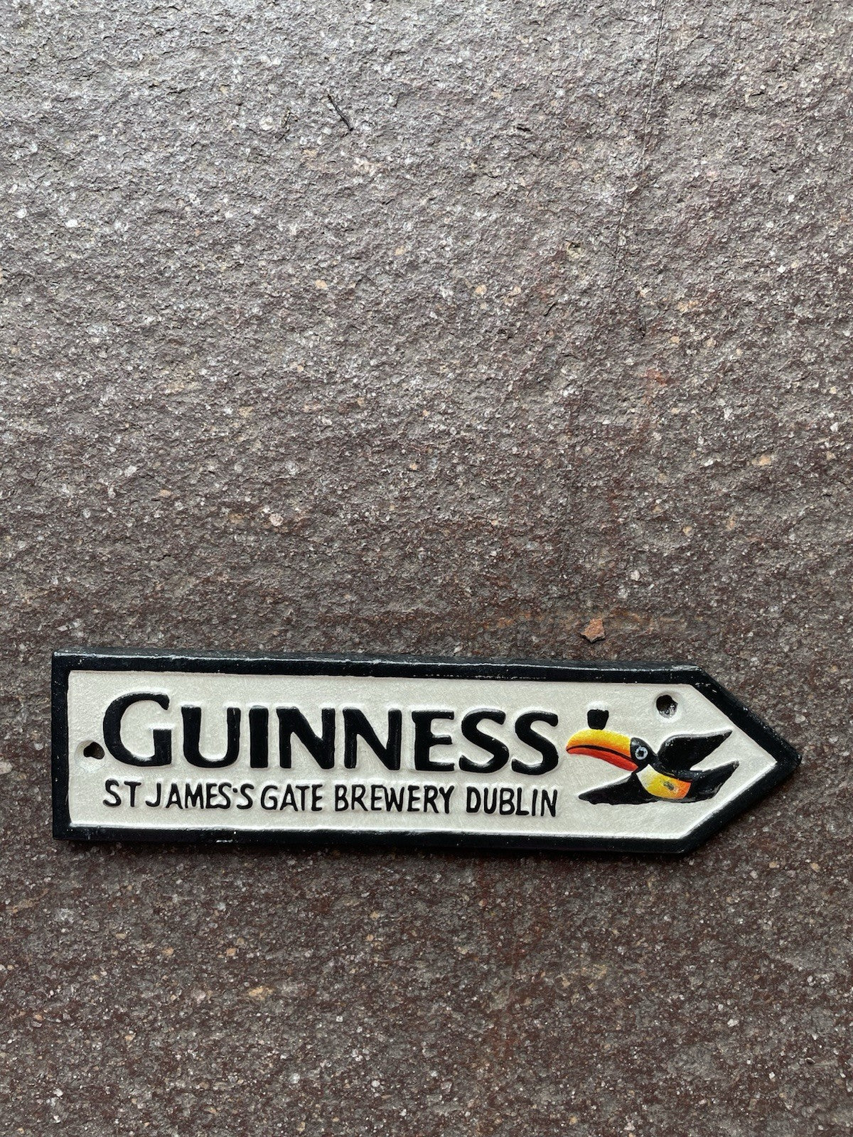 Guinness Cast Iron Sign 
