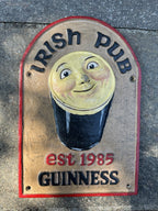 Guinness Irish Pub Cast Iron Sign 