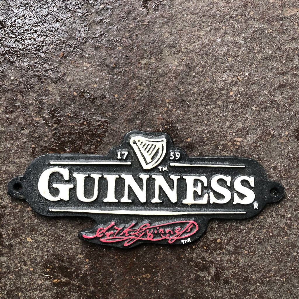 Guinness Cast Iron Sign