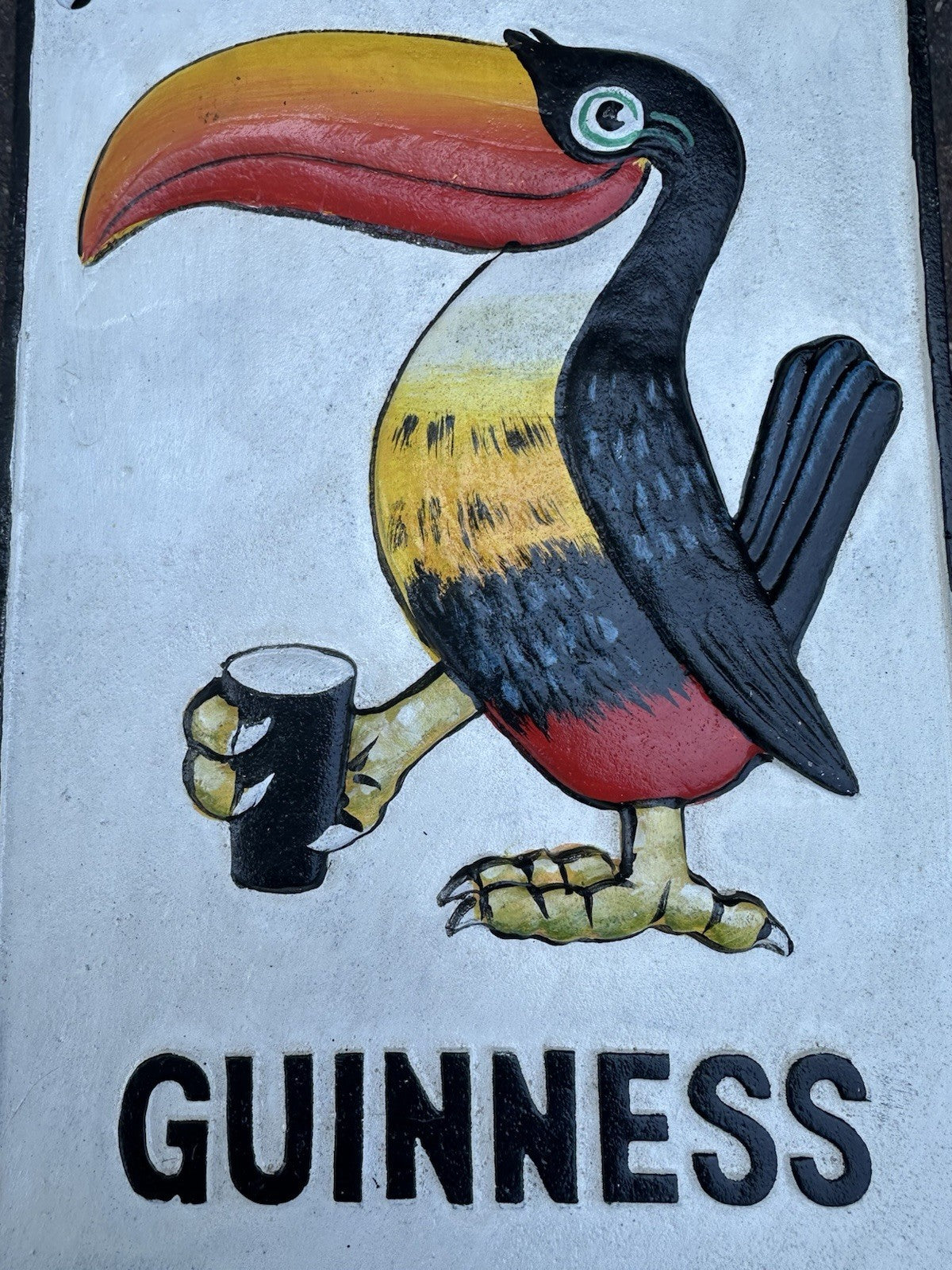 Guinness Cast Iron Sign 