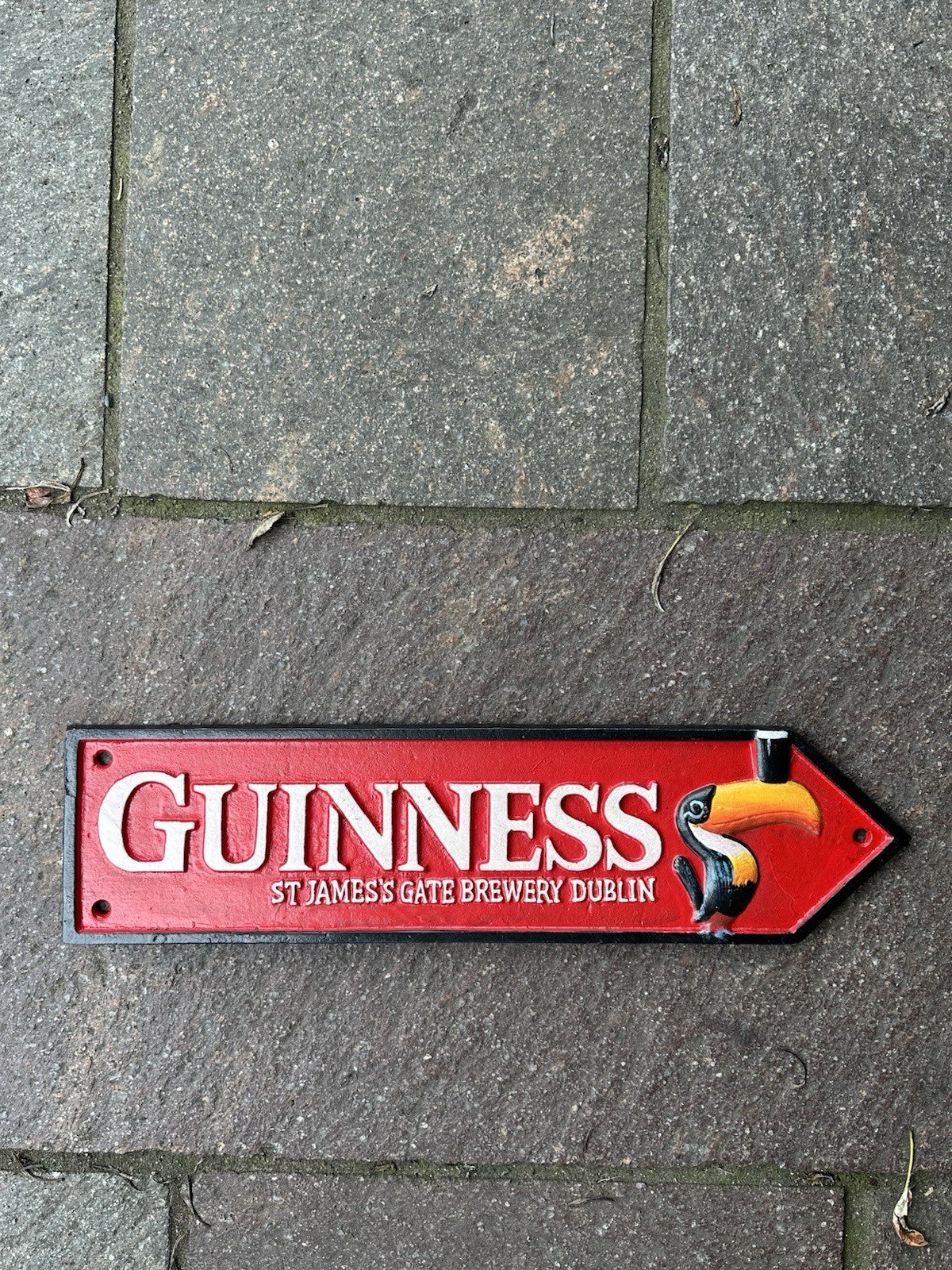 Guinness Cast Iron Sign 