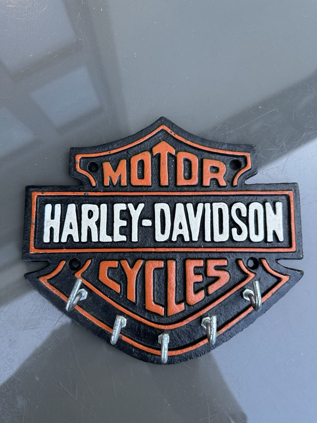 Harley- Davidson Cast Iron Key Rack