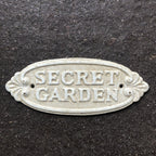 Secret Garden Cast Iron Sign