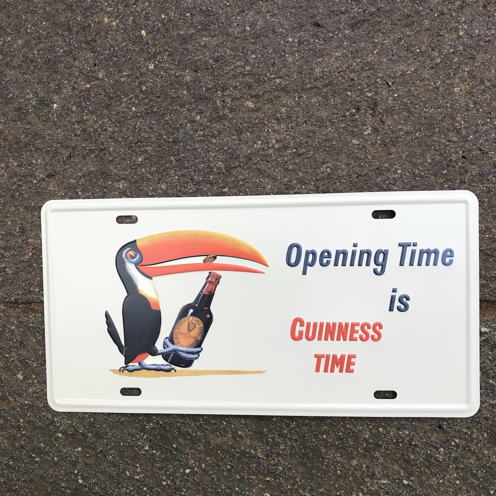 Opening Time Is Guinness Time Metal Sign