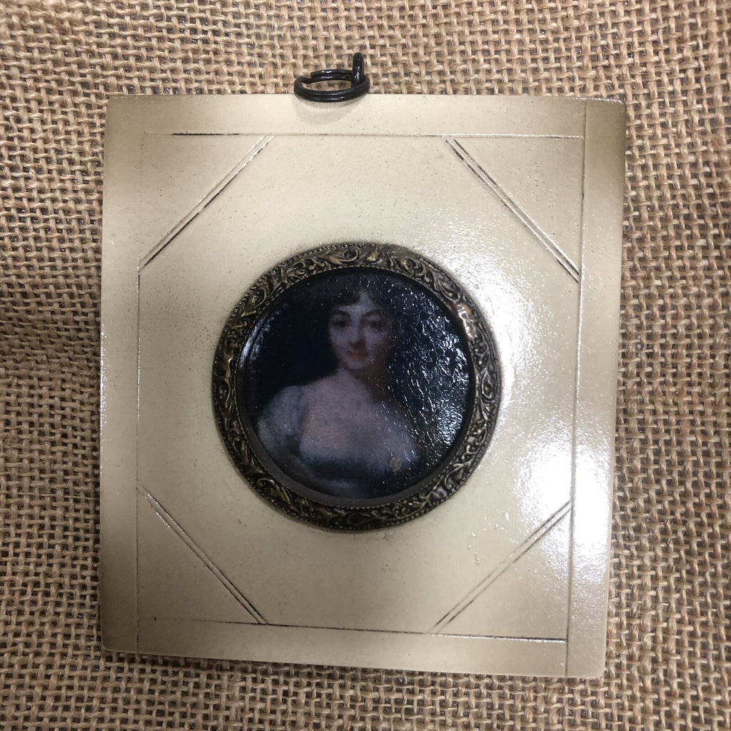 Portrait Reproduction Miniature Framed