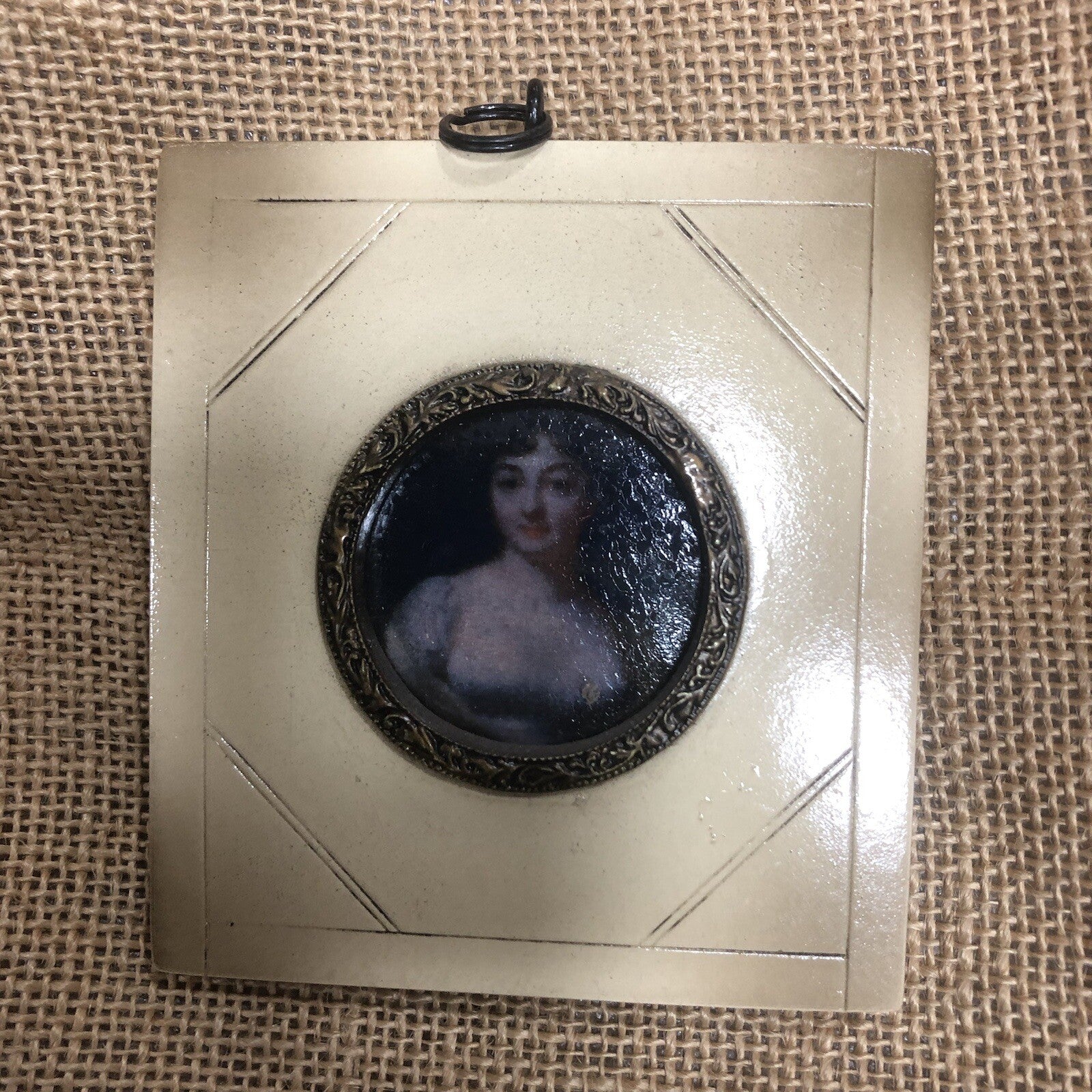 Portrait Reproduction Miniature Framed