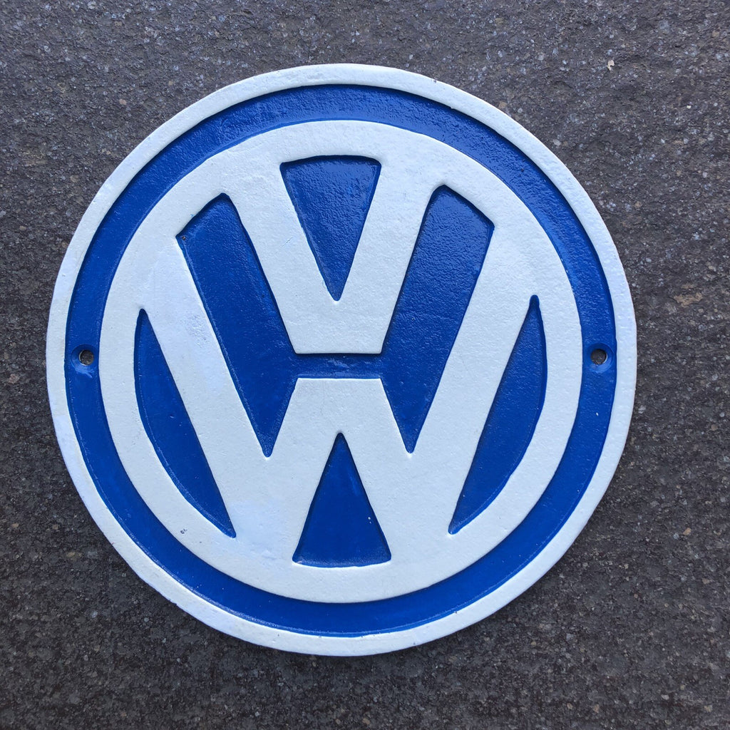 VW Cast Iron Sign