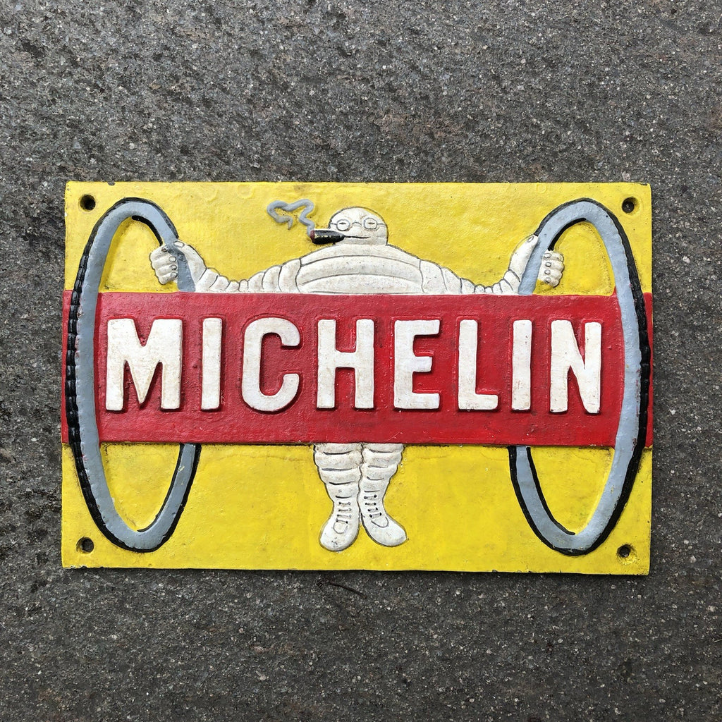 Michelin Cast Iron Sign