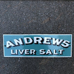Andrews Liver Salt Enamel Sign