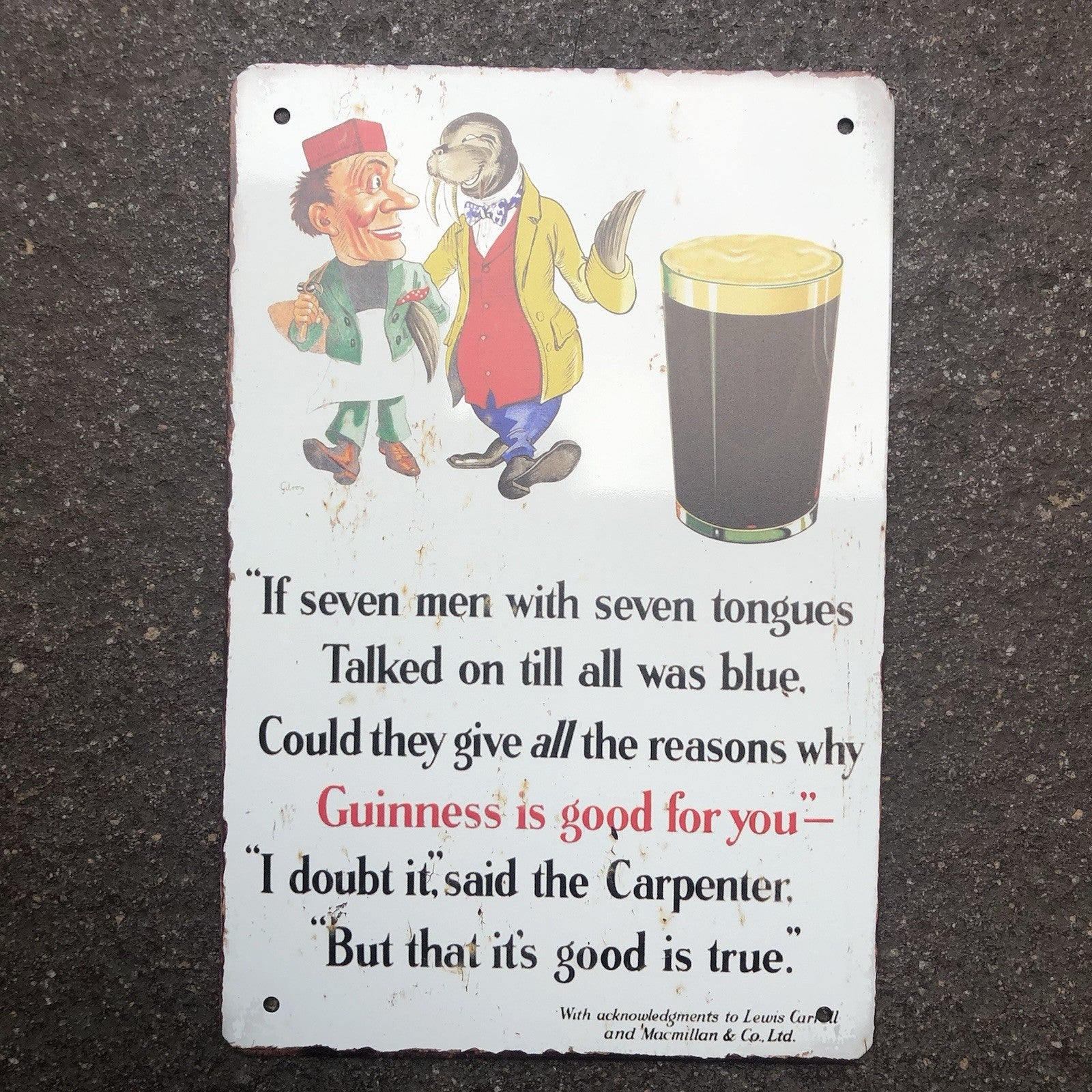 Guinness Metal Sign