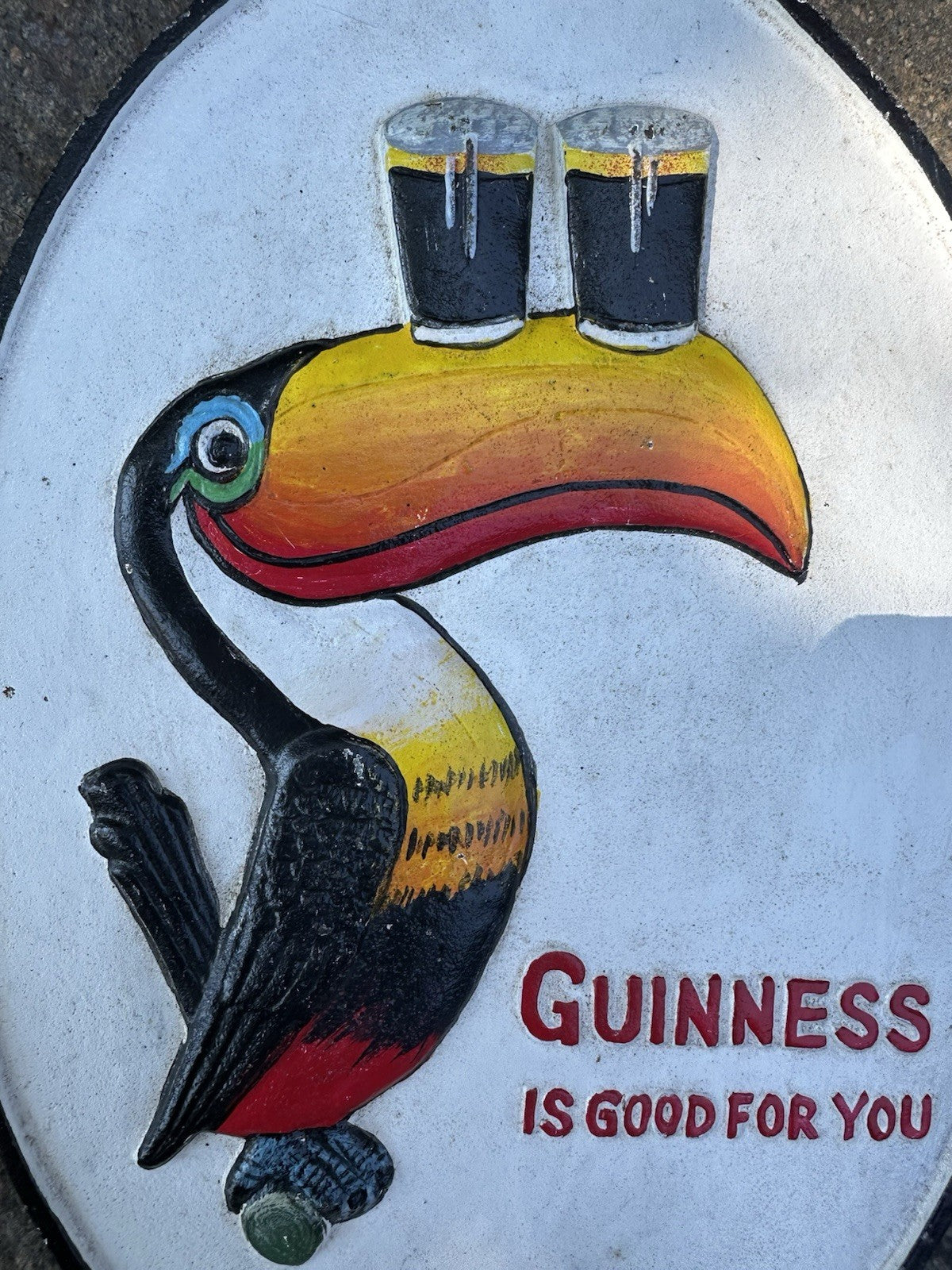 Guinness Is Good For You Oval Cast Iron Sign