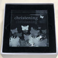 Spaceform Christening Glass Block 3 Inches Square Very Fine Scratch On Front