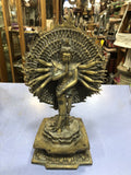 avalokiteshvara Brass Figure Stamped On Base