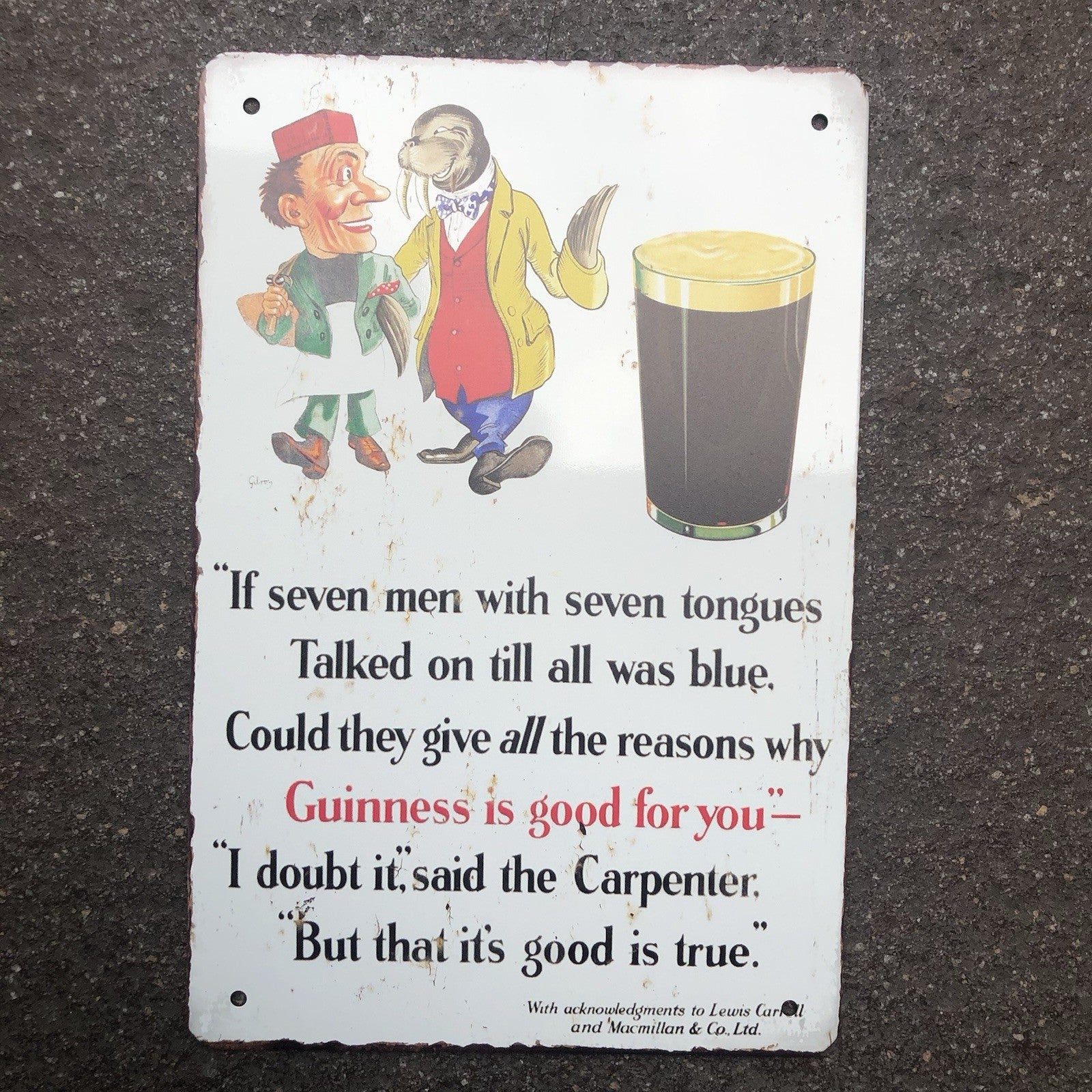 Guinness Metal Sign