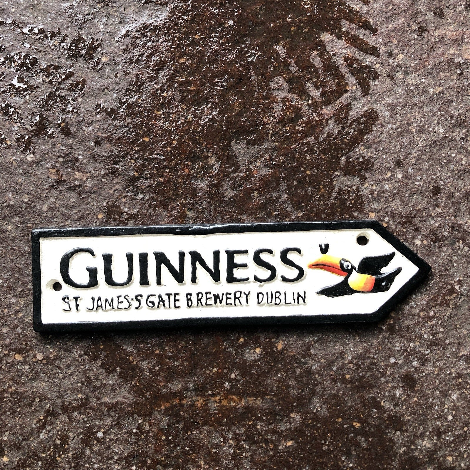 Guinness Cast Iron Sign 