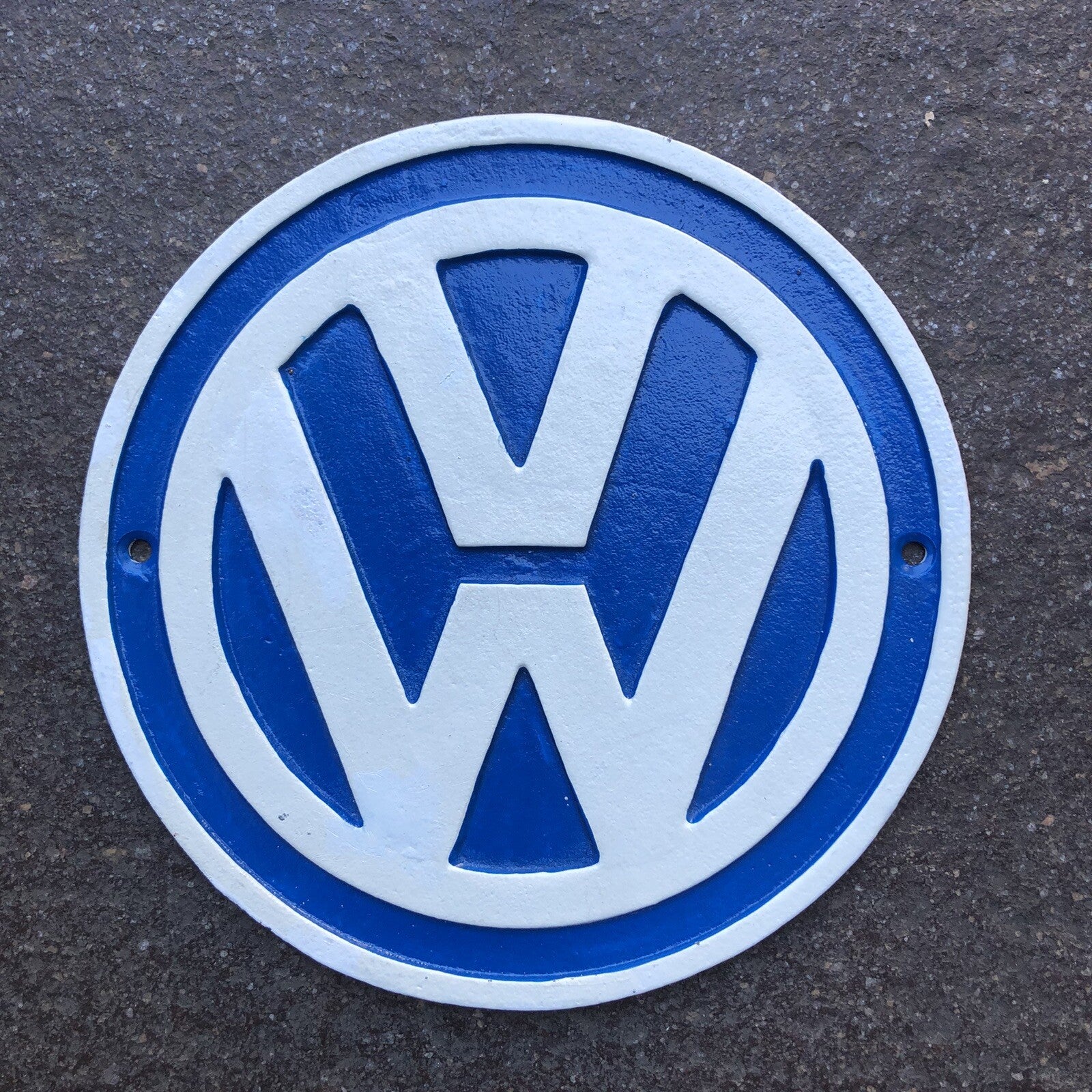 VW Cast Iron Sign