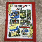 South Wales Coast Vintage Tea Towel