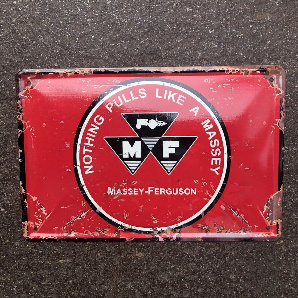 Nothing Pulls Like A Massey Ferguson Metal Sign New Design