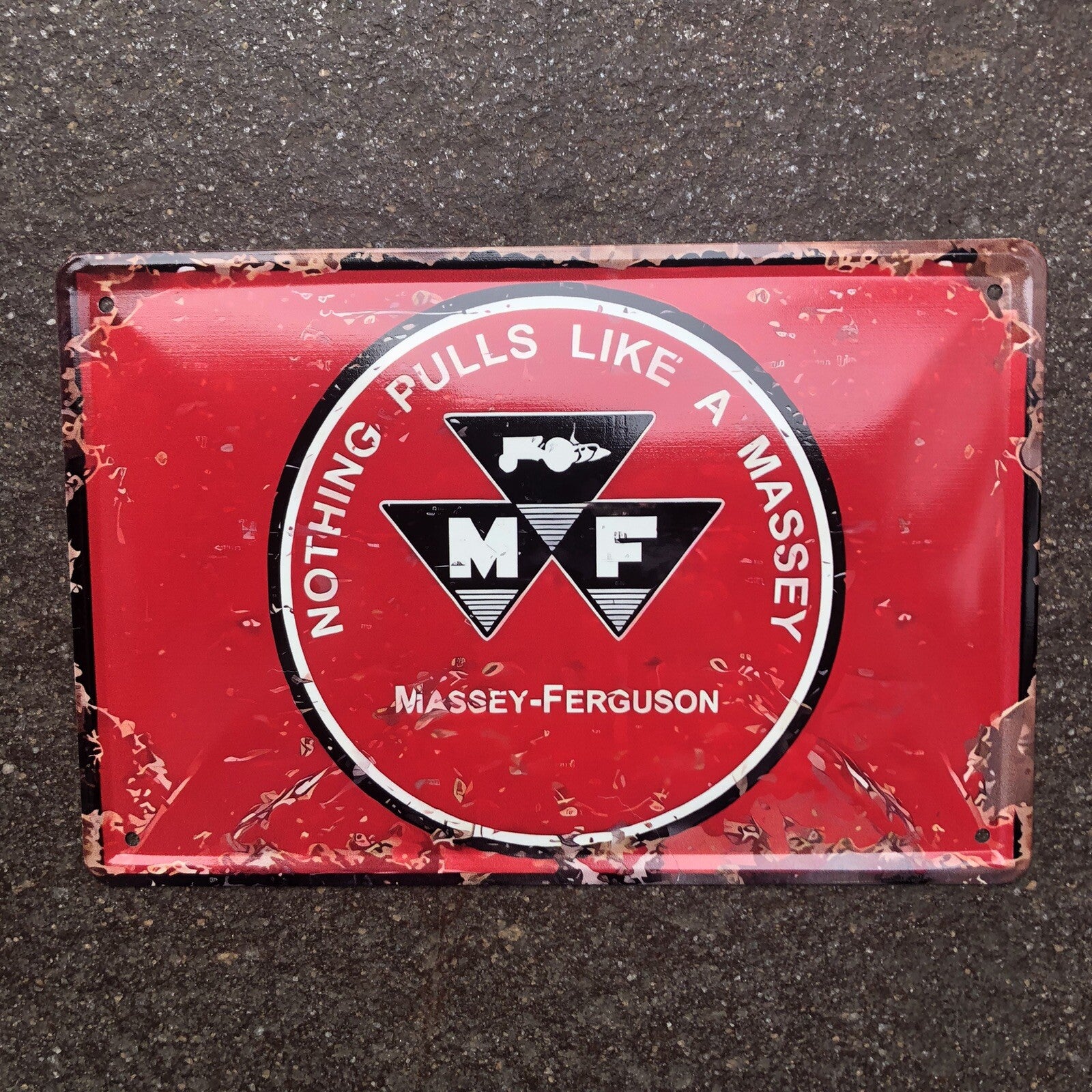 Nothing Pulls Like A Massey Ferguson Metal Sign New Design