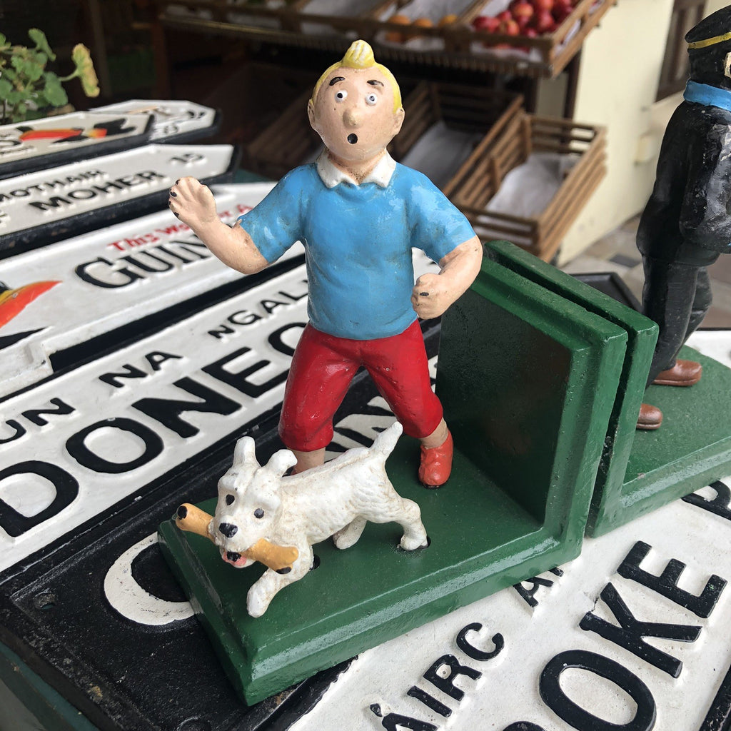 Tit Tin Cast Iron Bookends