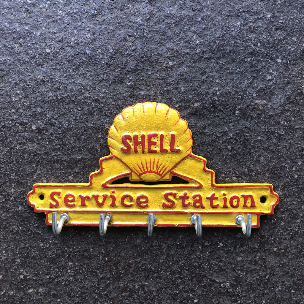 Shell Service Station Cast Iron Key Hook