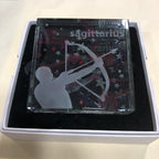 Spaceform Sagittarius Glass Block 3 Inches Square Boxed