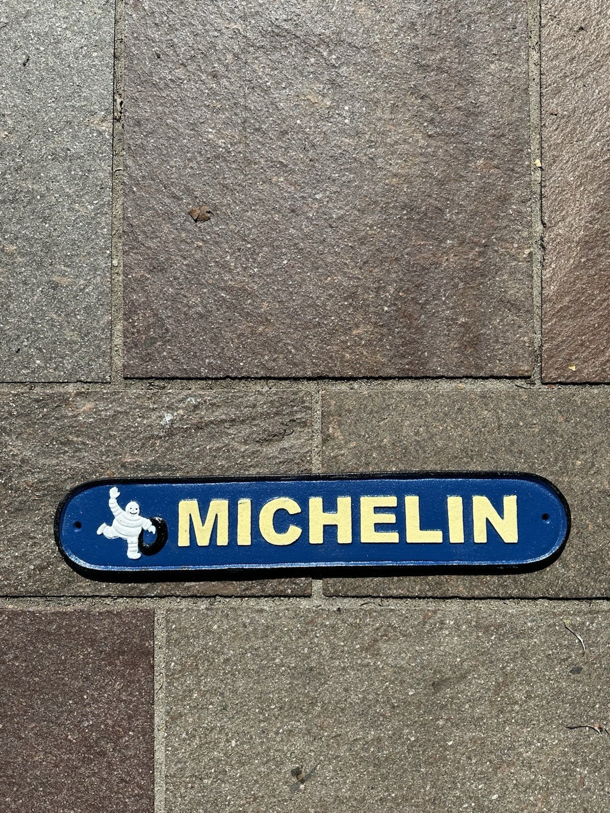 Michelin Cast Iron Sign 30x20 Cms