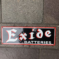 Exide Batteries Enamel Sign