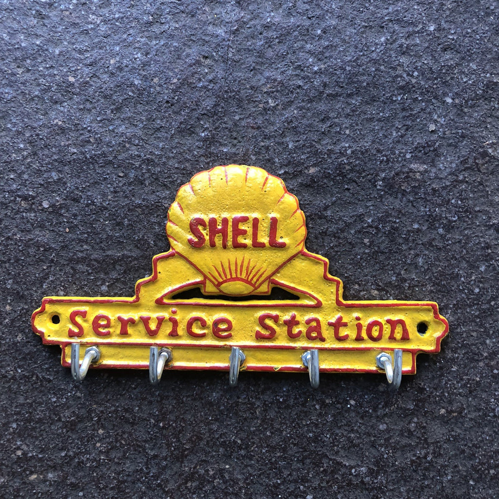 Shell Service Station Cast Iron Key Hook