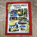 South Wales Coast Vintage Tea Towel