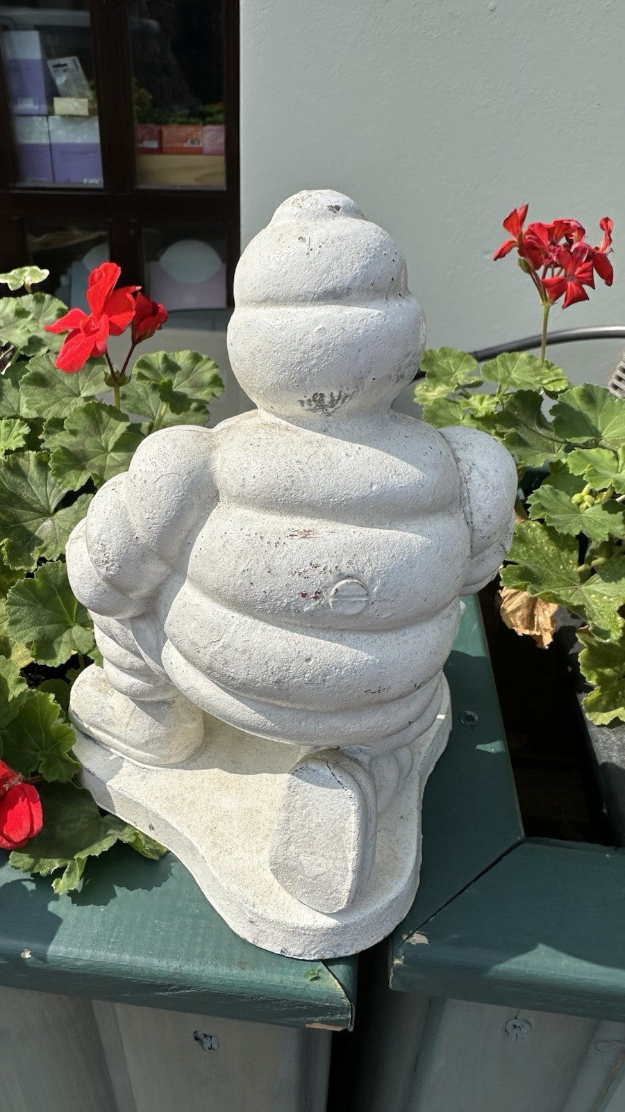 Michelin Man With Dog Cast Iron 