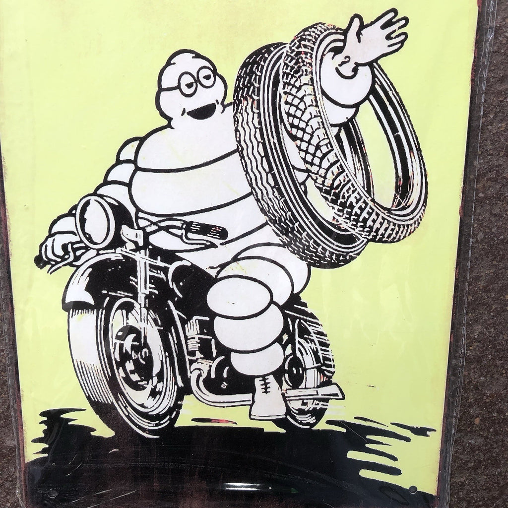 Michelin Man Metal Sign 