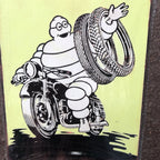 Michelin Man Metal Sign 