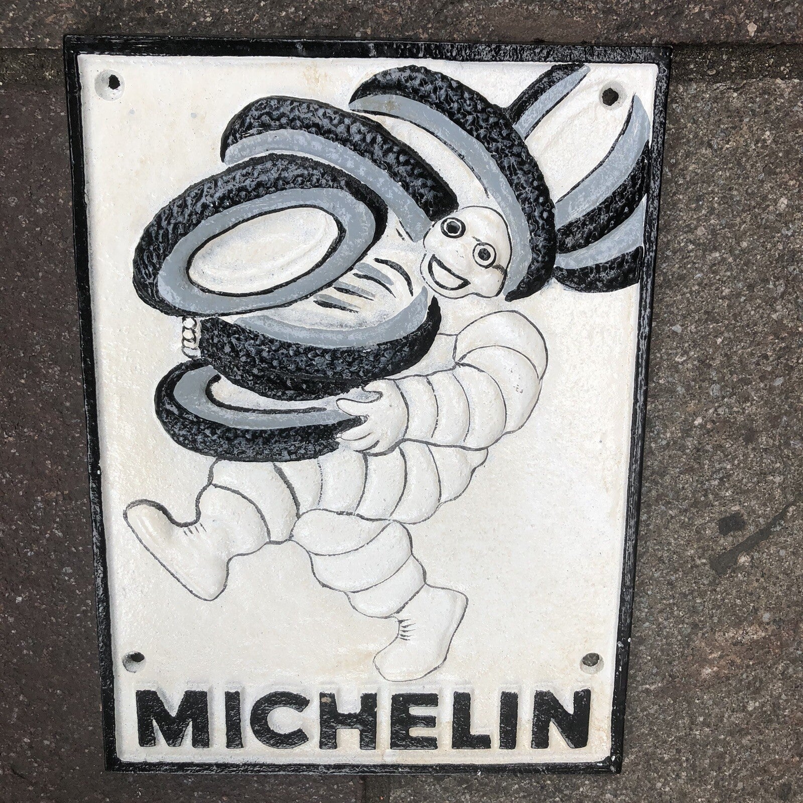 Michelin Cast Iron Sign