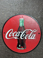 Coca Cola Cast Iron Sign 