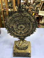 avalokiteshvara Brass Figure Stamped On Base