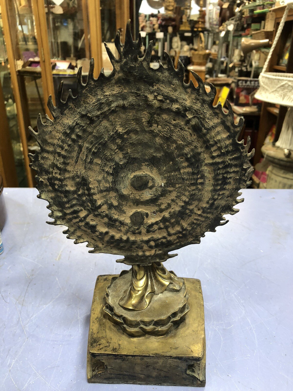 avalokiteshvara Brass Figure Stamped On Base